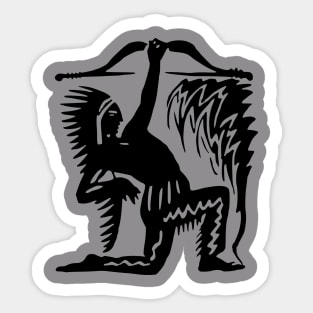 Archer T-shirt Sticker